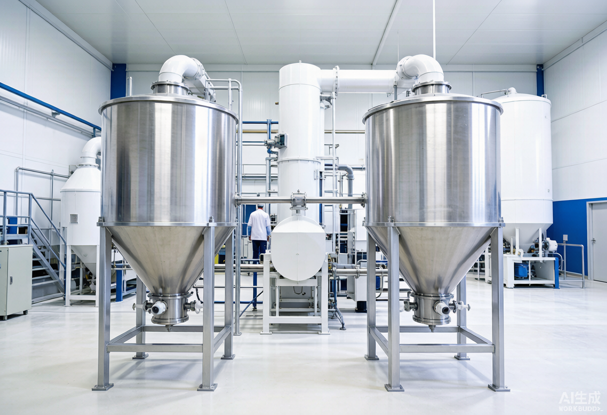 Powder processing area